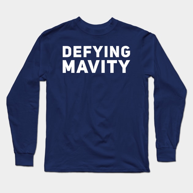 Defying Mavity Long Sleeve T-Shirt by Doctor Who Tees 